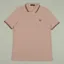 Fred Perry Twin Tipped Polo Shirt M3600 - Dusty Rose Pink